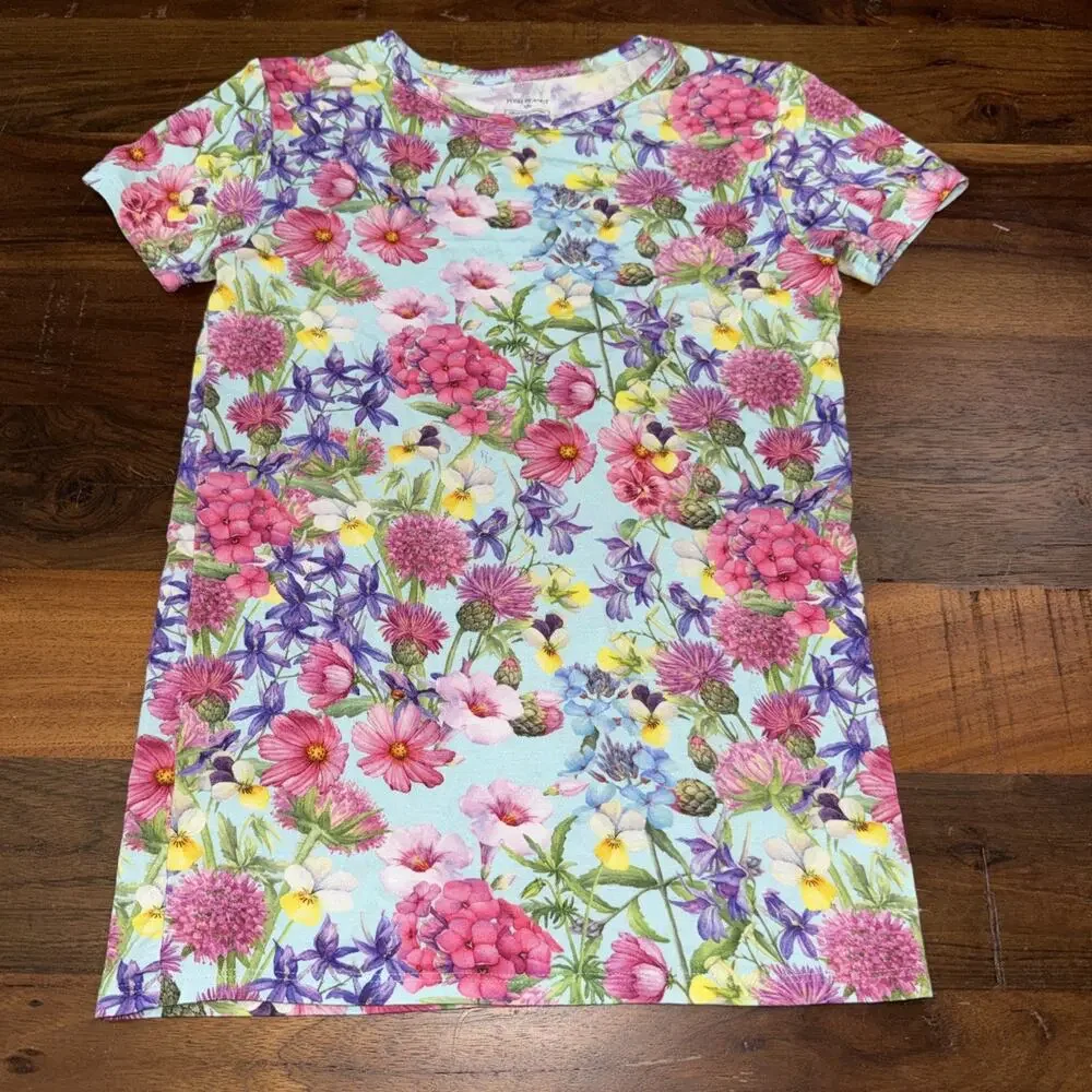 Posh Peanut Short Sleeve top and long pants Pajama Set - 12 EUC